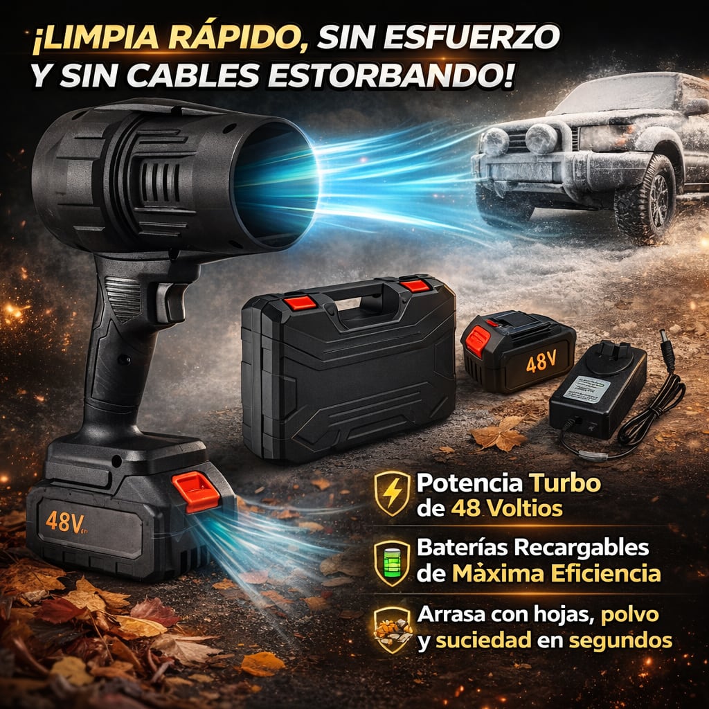 Soplador Ultra Potente 48V